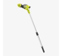 RYOBI - Brosse motorisée télescopique 4V - 275-400 TR/Min - Perche 0,8 m à 1,2 m - tête rotative 90° à 180° - Protection Batterie IPX7 - Livrée avec 1 Brosse diam. 89 mm et 1 Brosse diam. 64 mm