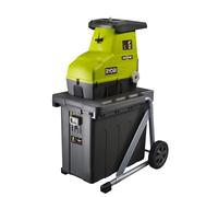RYOBI - Broyeur de végétaux 3000 W - broyage par cylindre - silencieux - capacité broyage 45 mm - bac collecteur 55 L - RSH3045U