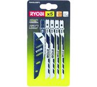 RYOBI - Assortiment 5 Lames Sauteuse Spéciales - RAK05JSBFC - Flush Cut, Chantourner, Inversée