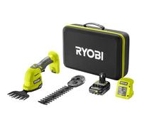 Ryobi Cisaille à gazon RY18GSA-0 18V – 1 batterie 2,0 Ah, 1 chargeur 1,5 A, mallette