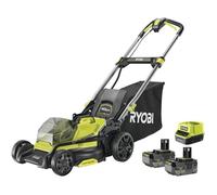 Ryobi Tondeuse poussée RY18LMX40C-240 Brushless 18V One+ 40 cm 2x4Ah Chargeur Vert