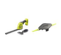 RYOBI - Cisaille à Gazon (Lame 120 mm) / Sculpteur de Végétaux (Lame 200 mm) 18V ONE+ - Idéal Entretien & Tête Double Lames Dentelées (+10 Lames) pour Coupe-Bordures, Dresse-Bordures - Spéciale