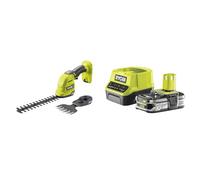 RYOBI - Cisaille à Gazon/Sculpteur de Végétaux 18V One+ - Idéal Entretien et des Petits Arbustes - Vendu sans Batterie ni Chargeur - RY18GSA-0 & 5133002237 Batterie d'outillage 18 V 2,5 Ah