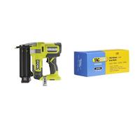 RYOBI - Cloueur d'Assemblage 18G à Air Comprimé 18V ONE+ pour Tirer des Clous de 15 à 50 mm & Tacwise 0400 Clous de Finition Brad Galvanisés de Type 18G / 40 mm, Lot de 5.000
