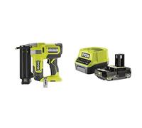 Ryobi - Cloueur d'assemblage 18G à air comprimé 18V - pointe de 15 à 50 mm - tête 1,2 mm - chargeur 105 pointes - Livré avec 500 pointes, 1 batterie 2Ah et 1 chargeur rapide