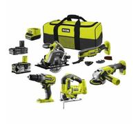 Ryobi coffret d'outils perceuse - 5 pièces
