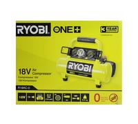 Ryobi Compresseur 18V 4L, 15 l/min, 8 bar, compact pour atelier & chantier