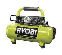 Ryobi Compresseur 18V 4L, 15 l/min, 8 bar, compact pour atelier & chantier