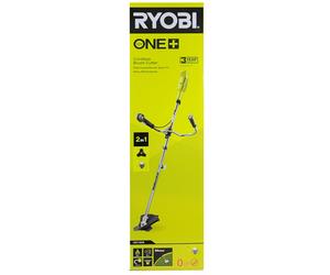 Ryobi Coupe-bordures 18V 30cm Bobine + Tri-Arc Poignée Vélo sans Batterie