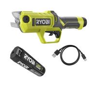 RYOBI Coupe-branches sans fil RY4SCA-120 4 V avec batterie 2,0 Ah et câble de charge USB-C