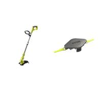 Ryobi Coupe-Herbe sans Fil OLT1832 One+, Chemin de 25-30 cm (Outil zéro), 18 V, Hyper Vert (Batterie, Chargeur et Lame Non Inclus) & Tête Double Lames Dentelées pour Coupe-Bordures RAC155 Noir