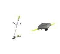 Ryobi - Débroussailleuse 18V - Ø Fil 1 x 1,6 mm - Lame 3 Dents Tri-Arc™ 20 cm & Tête Double Lames Dentelées (+10 Lames) pour Coupe-Bordures, Dresse-Bordures - Spéciale Herbes Hautes/Épaisses