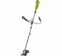 RYOBI - Débroussailleuse sans Fil 18V One+ RBC18X20B4F - Tête Fil + Lame, Poignée Bike, Batterie 4.0Ah + Chargeur Inclus, Autonomie 20min, Idéale Herbes Denses