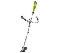 RYOBI - Débroussailleuse sans Fil 18V One+ RBC18X20B4F - Tête Fil + Lame, Poignée Bike, Batterie 4.0Ah + Chargeur Inclus, Autonomie 20min, Idéale Herbes Denses