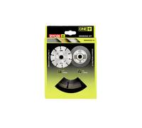 Ryobi – Kit 6 disques pour meuleuse RAK6AGD115 – Ø 115 mm, 1 diamant et 5 disques à tronçonner