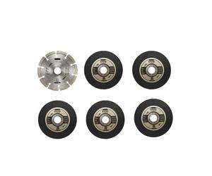 Ryobi Disques abrasifs diamant métal - x6