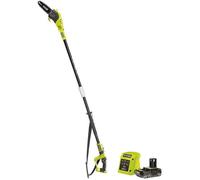 Ryobi Élagueur sur perche RPP182020 18V ONE+ – Perche télescopique 3m, guide 20cm, 2,0Ah + chargeur