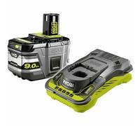 Ryobi - Pack 1 batterie Lithium+ High Energy 18V One+ 9.0 Ah avec chargeur rapide 5.0 A - RC18150-190