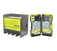 RYOBI - Etagère Murale 430 x 483 x 282 mm - Charge Max. : 150 kg - 1 Porte et 4 emplacements de Rangement - verrou - RHWS-01 & 4892210113320 Métal Lame Scie Sauteuse, Bois, Multicolore