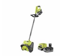 RYOBI - Fraise à Neige sans Fil 18V One+ RY18ST25A-140 - 1 Batterie 4Ah - Largeur de Déblaiement 25cm, Poignée Repliable, Compacte et Légère - Neige Fraîche, Allées, Terrasse,