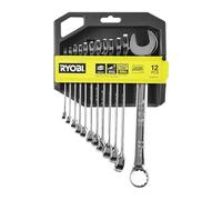 Jeu de clés à fourche double Ryobi Recovery (12 pièces)
