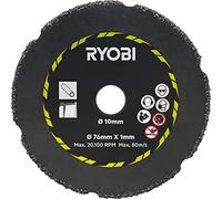 RYOBI Kit 3 disques RAKCOT03 76 mm alésage 10 mm compatible RCT18C - coupe métal & carrelage
