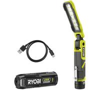 RYOBI Lampe de travail magnétique 4V USB 650 lm – Batterie 2,0 Ah + chargeur – RLI4-120G