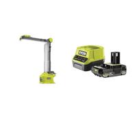 Ryobi - Lampe LED 18V - modulable - rabattable - 850 Lumens- 1 batterie 2Ah et 1 chargeur rapide