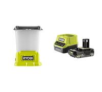 Ryobi - Lanterne LED 18V - 3 intensités - 850 / 375 / 100 Lumens- 1 batterie 2Ah et 1 chargeur rapide