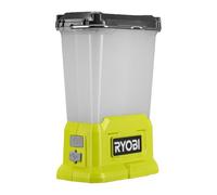 RYOBI - Lanterne LED Sans Fil 18V ONE+ RLL18-0 - Port de chargement USB, Eclairage diffus 360, Compacte et Puissante - Éclairage pour Camping, Atelier, Garage, Bricolage - Batterie Non Incluse