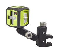 RYOBI - Laser Croix Vert - RBCLLG1 - Niveau Laser Automatique, Alignement Carrelage Cadres, Haute Visibilité, Portée 15m - Inclus Pince de Fixation