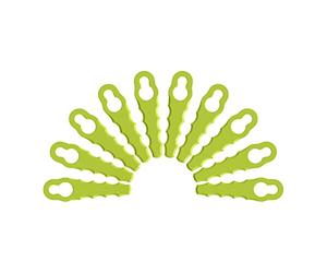 RYOBI - Lot de 10 Lames de Rechange pour RAC155 - RAC158 - Accessoire tête Double Lames, Dentelées