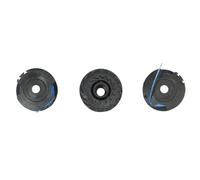 RYOBI Lot de 3 Bobines Simple Fil 1,6 mm RAC125 Rechange Coupe-Bordures | Pack de 3 recharges pour modèles 18V ONE+, compatible OLT1832, RLT1831 et RY18LT23A, fil rond de 1,6 mm, montage direct