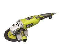 RYOBI - Meuleuse d'angle 2 000 W 230 mm - poignée 180° - coffret antichocs + coffret, disque diamant 230 mm AG2000RSD1