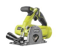 RYOBI - Mini Scie Circulaire Sans Fil 18V ONE+ R18MMS-0 - 2 Lames (multimatériaux & carrelage), Coupe Rapide et Contrôlée - Idéal Découpe Rapide Bois & Stratifiés - Batterie Non Incluse