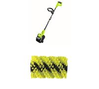 RYOBI - Nettoyeur de sol 18 Volts ONE+™, Livré avec 1 brosse universelle et une brosse spécial gazon/pelouse synthétique artificiel (sans batterie) - RY18PCB-0/RAC823