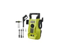 RYOBI - Nettoyeur haute pression 1400 W - 110 bars - 390 L - flexible 5 m PVC - lances vario & turbo - buse détergent - RY110PWA