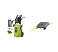 RYOBI - Nettoyeur Haute Pression 2000 W - 150 Bars - 450 L - Flexible renforcé & Tête Double Lames Dentelées (+10 Lames) pour Coupe-Bordures, Dresse-Bordures - Spéciale Herbes Hautes/Épaisses