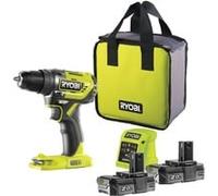 Ryobi ONE+ Perceuse-visseuse sans fil R18DD5-220S, 18Volt, Perceuse/visseuse