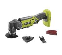 RYOBI - Outil Multifonction Oscillant Sans Fil 18V ONE+ R18MT-0 - Système Fixation Rapide, Variateur Vitesse - Idéal Découpe, Ponçage, Grattage - Batterie Non Incluse