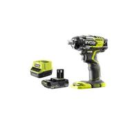RYOBI Pack Boulonneuse à chocs R18IW7-0 - 18V One+ Brushless - 4 modes - 1 Batterie 2.0Ah - 1 Chargeur rapide