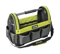 RYOBI - Panier Porte-Outils 38L - RSSMTB1 - Sac Ouvert "Tote", Barre Inox, Accès Rapide, Base Étanche