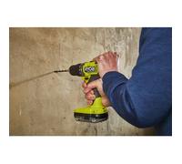 RYOBI - Perceuse-visseuse à percussion Brushless 18V ONE+ Compacte livrée avec 2 batteries 2Ah et chargeur rapide - RPD18BL-2C20S