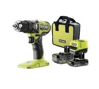 Perceuse-visseuse à percussion RYOBI 18V One+ Brushless - 1 batterie 4,0 Ah - 1 batterie 2.0 Ah - 1 chargeur - RPD18BL1-2C42S