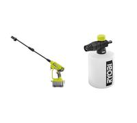 Ryobi - Pistolet Haute Pression 18V - 22 Bars - 182 L - buse 3-en-1 - kit de siphonnage 6 m Inclus avec crépine et Filtre intégrés - Vendu sans Batterie ni Chargeur & Buse détergent 750 ml