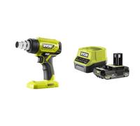 Ryobi - Pistolet thermique 18V - 470°C - 170 L/min - Livré avec 1 buse de réduction et 1 buse à réflecteur- 1 batterie 2Ah et 1 chargeur rapide