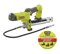Ryobi Pompe à graisse R18GG-0 18V – 690 bar, 210 g/min, réservoir 400 ml – sans batterie ni chargeur