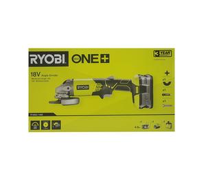 Ryobi R18AG-140S - meuleuse d’angle sans fil 18 V ONE+ 115 mm kit batterie