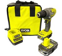 RYOBI R18DD3-215S Perceuse-visseuse sans fil 18 V 50 Nm ( 5133003774 ) + 2x batterie 1,5 Ah + chargeur + housse