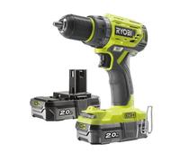 Ryobi ONE+ Perceuse-visseuse sans fil R18DD7-220S, 18Volt, Perceuse/visseuse